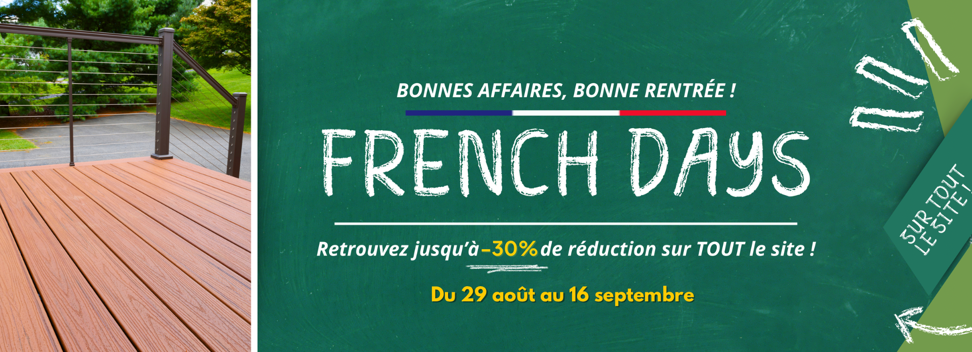 OFFRE FRENCH DAYS DE RENTRÉE
